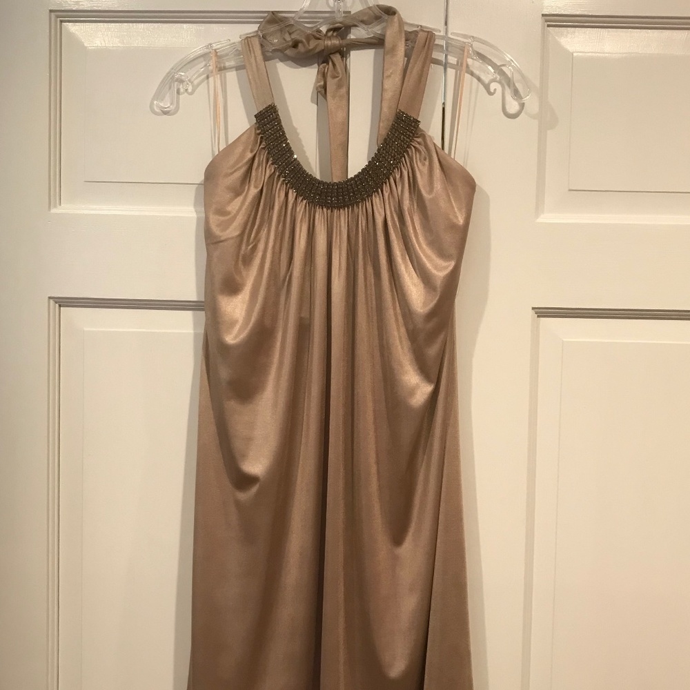 Gold dress